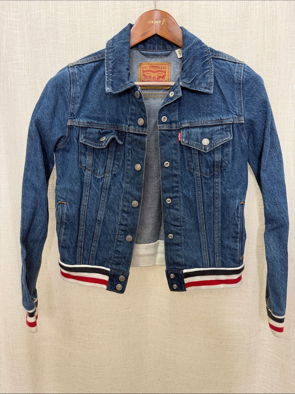 Levi Strauss & Co. Blue Jean Denim Jacket Size Small Excellent Condition
